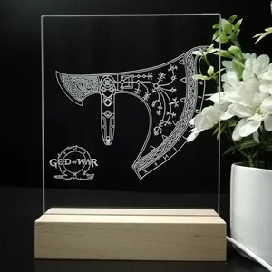 God Of War Leviathan Axe LED Desk Light