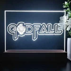 Godfall Logo LED Desk Light