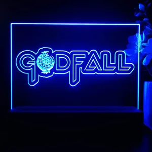 Godfall Logo LED Desk Light