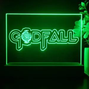 Godfall Logo LED Desk Light