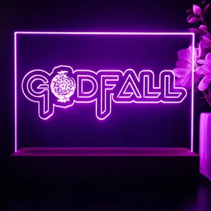 Godfall Logo LED Desk Light