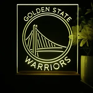 Golden State Warriors Logo LED Desk Light