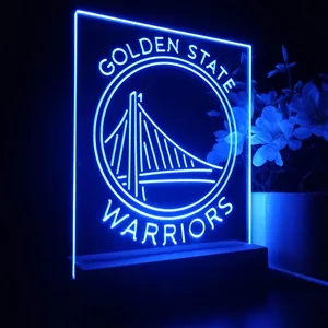 Golden State Warriors Logo LED Desk Light