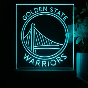 Golden State Warriors Logo LED Desk Light