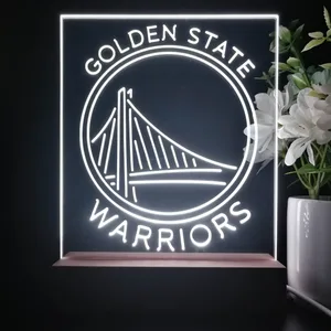 Golden State Warriors Logo LED Desk Light