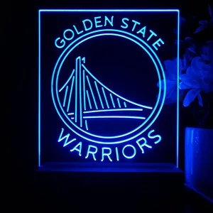 Golden State Warriors Logo LED Desk Light