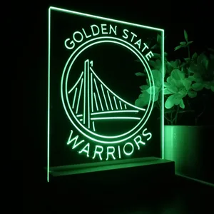Golden State Warriors Logo LED Desk Light
