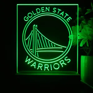 Golden State Warriors Logo LED Desk Light