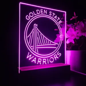 Golden State Warriors Logo LED Desk Light