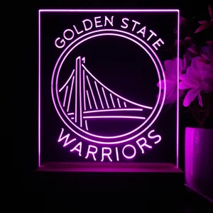 Golden State Warriors Logo LED Desk Light