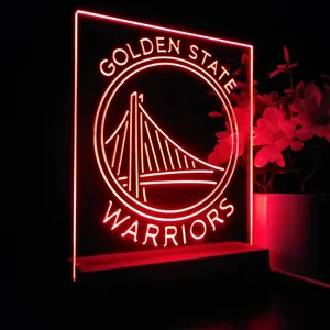 Golden State Warriors Logo LED Desk Light