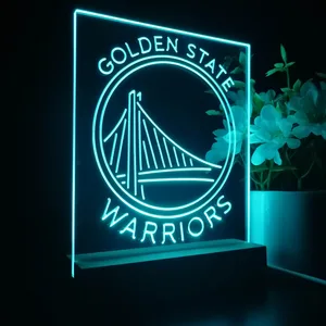 Golden State Warriors Logo LED Desk Light