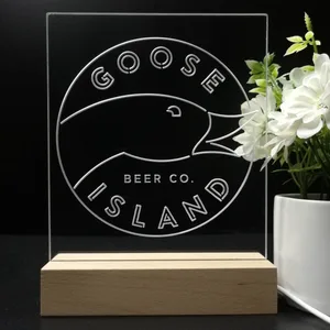 Goose Island Beer Co. Logo LED Desk Light
