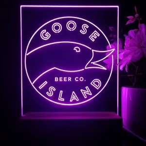 Goose Island Beer Co. Logo LED Desk Light