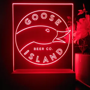 Goose Island Beer Co. Logo LED Desk Light