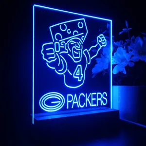 Green Bay Packers #4 Brett Favre LED Desk Light