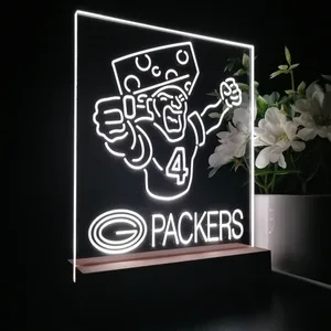 Green Bay Packers #4 Brett Favre LED Desk Light