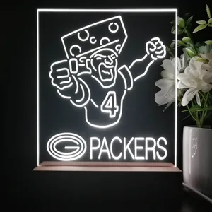 Green Bay Packers #4 Brett Favre LED Desk Light