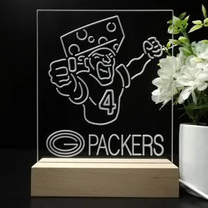 Green Bay Packers #4 Brett Favre LED Desk Light