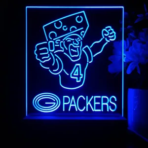 Green Bay Packers #4 Brett Favre LED Desk Light