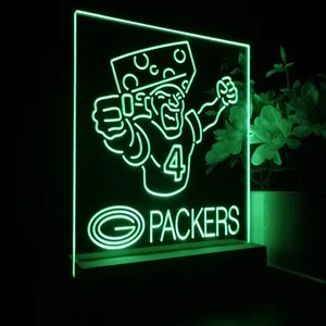 Green Bay Packers #4 Brett Favre LED Desk Light