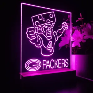 Green Bay Packers #4 Brett Favre LED Desk Light
