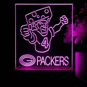 Green Bay Packers #4 Brett Favre LED Desk Light
