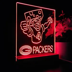 Green Bay Packers #4 Brett Favre LED Desk Light