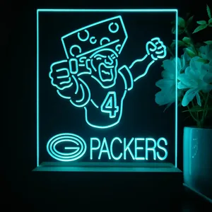 Green Bay Packers #4 Brett Favre LED Desk Light