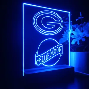 Green Bay Packers Blue Moon LED Desk Light