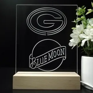 Green Bay Packers Blue Moon LED Desk Light