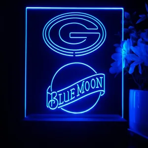 Green Bay Packers Blue Moon LED Desk Light