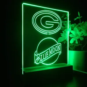 Green Bay Packers Blue Moon LED Desk Light