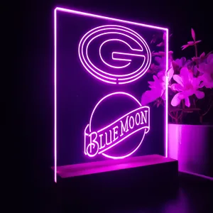 Green Bay Packers Blue Moon LED Desk Light