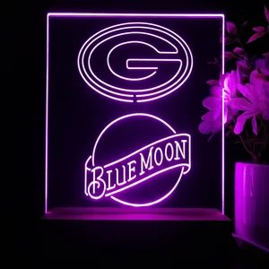 Green Bay Packers Blue Moon LED Desk Light