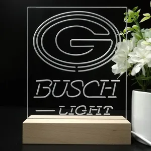 Green Bay Packers Busch Light 2 LED Desk Light