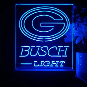 Green Bay Packers Busch Light 2 LED Desk Light