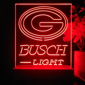 Green Bay Packers Busch Light 2 LED Desk Light