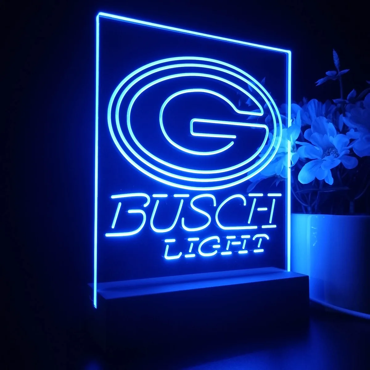 Green Bay Packers Busch Light LED Desk Light
