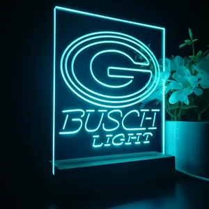 Green Bay Packers Busch Light LED Desk Light