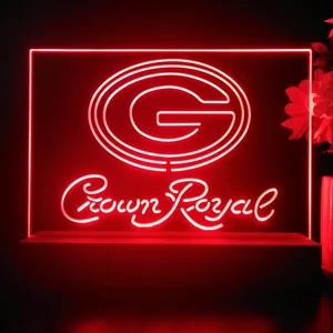 Green Bay Packers Crown Royal LED Desk Light