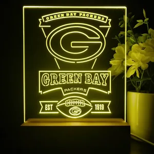 Green Bay Packers EST 1919 LED Desk Light