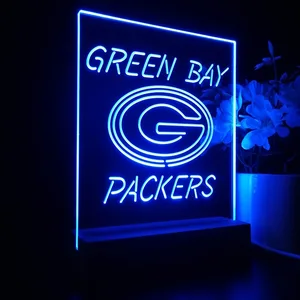 Green Bay Packers Logo 1 LED Desk Light