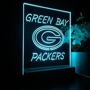 Green Bay Packers Logo 1 LED Desk Light