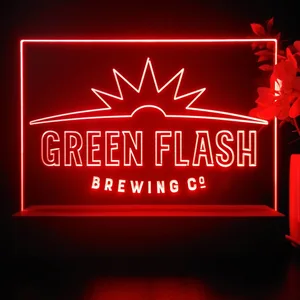 Green Flash Brewing Co. Logo LED Desk Light