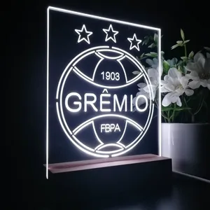 Gremio Foot-Ball Porto Alegrense Logo LED Desk Light