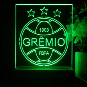 Gremio Foot-Ball Porto Alegrense Logo LED Desk Light