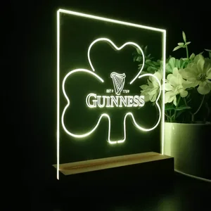 Guinness Clover Leaf LED Desk Light