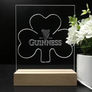 Guinness Clover Leaf LED Desk Light