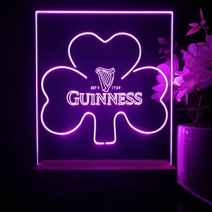 Guinness Clover Leaf LED Desk Light